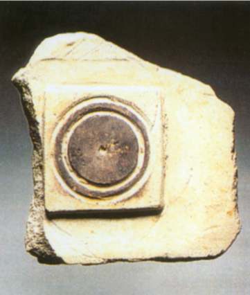 Sandstone bottle mould from Augst, Switzerland