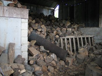 3. At the end of the furnace firing stage.