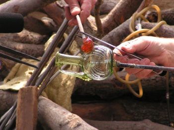 53. Attaching a handle.