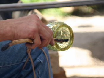 30. Shaping the lip.