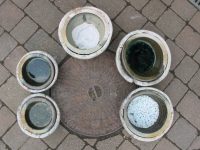 Pots - top view.