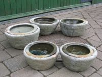 Pots - side view.