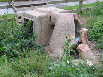 12. A view of the furnace and oven in mid-late summer 2005.