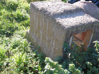 23. The oven, showing the effect of rain.