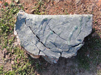 27. The underside of the floor of the tank.