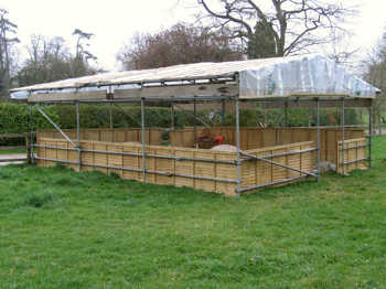 4. The finished shelter.