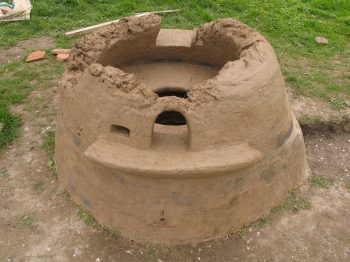 19. The first gathering hole (the warming hole for the irons is on the left).