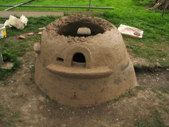 24. General view showing the gathering holes.