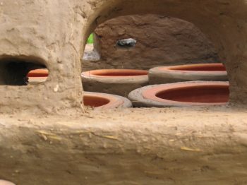 26. The pot chamber seen through the second gathering hole.