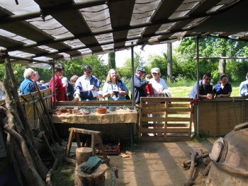 13. Open Day visitors.