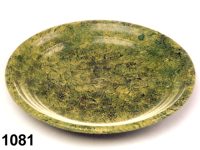 1081: Composite mosaic footed plate