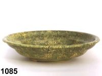 1085: Composite mosaic deep footed plate