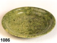 1086: Composite mosaic footed plate