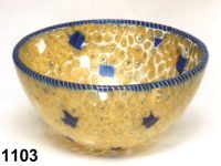 1103: Composite mosaic hemispherical bowl