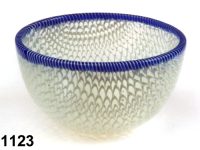 1123: Network mosaic deep bowl/beaker