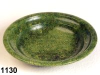1130: Composite mosaic deep footed plate