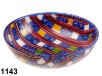 1143: Composite mosaic steep-sided bowl