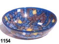1154: Composite mosaic steep-sided bowl