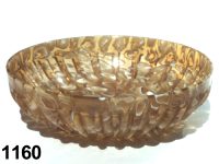 1160: Composite mosaic ribbed bowl