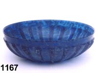 1167: Composite mosaic ribbed bowl