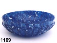 1169: Composite mosaic ribbed bowl