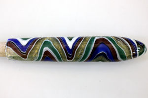 Gold Band Glass Alabastron May 2016