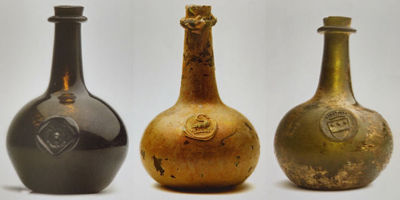 Original Early Shaft and Globe Bottles: Burton, D. (2014) Antique Sealed Bottles, Vol. I, p.11