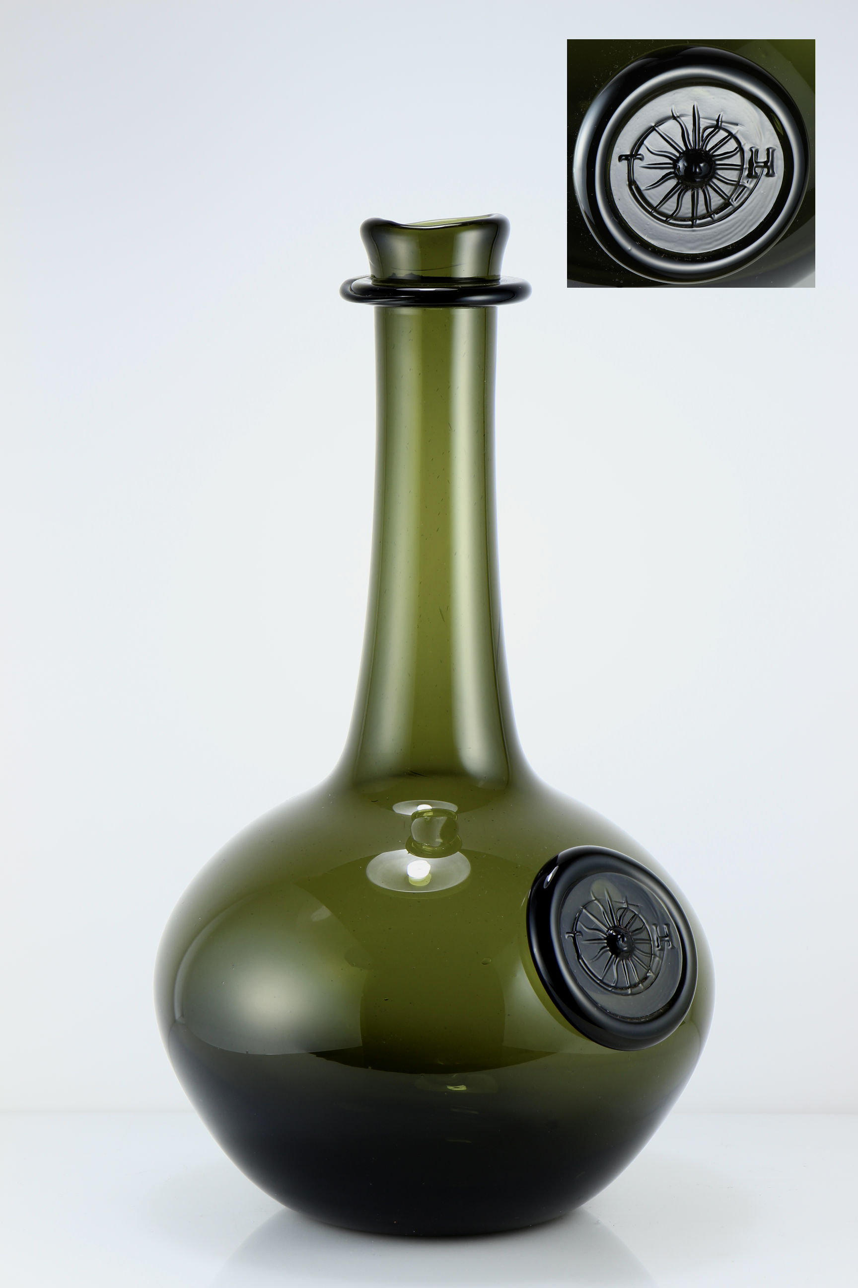 The Glassmakers Shaft and Globe Bottles