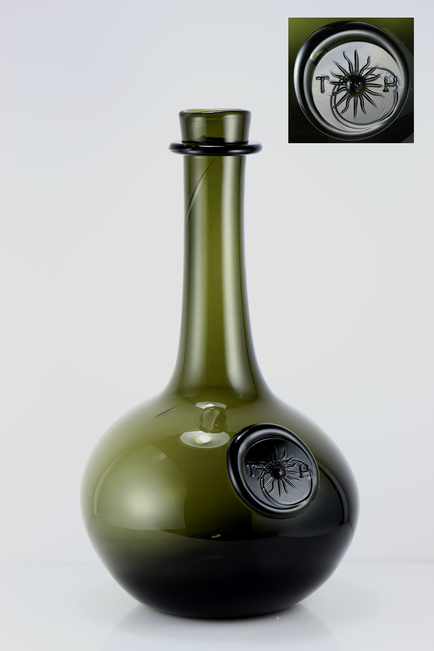 The Glassmakers Shaft and Globe Bottles