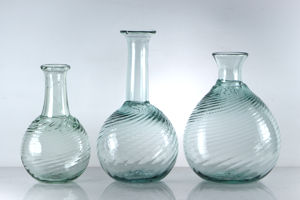  Oval Wrythen Flasks