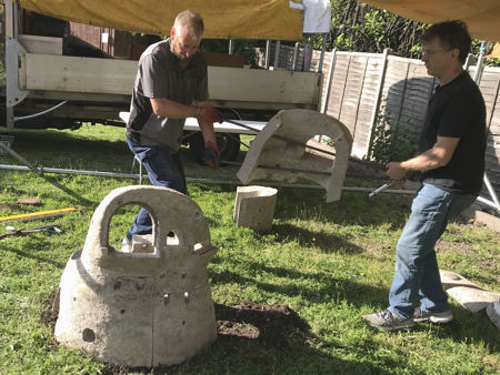 Assembling the melting chamber