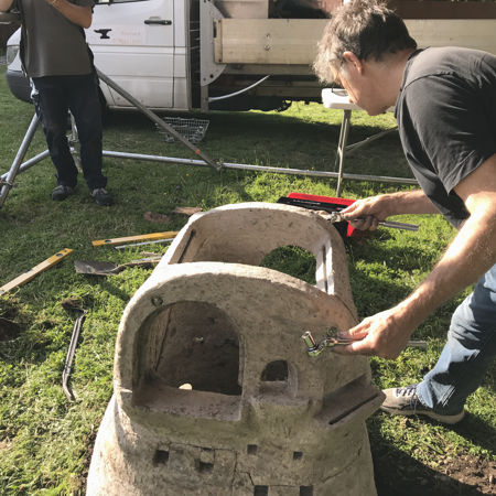 Securing the tie rods