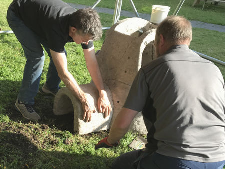 Placing the stoke hole tunnel