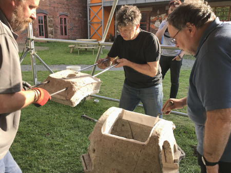 Placing the roof