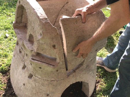 Assembling the melting chamber