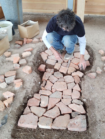 Laying out the tiles