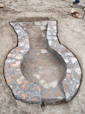 The finished firepit