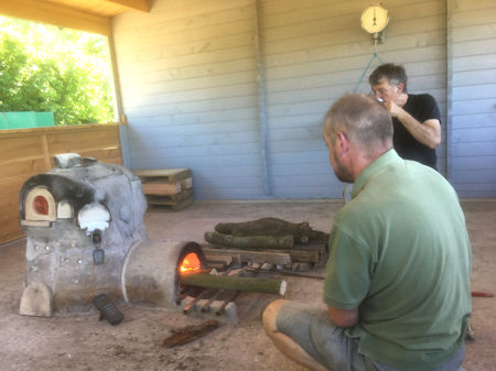 Two hours into the firing