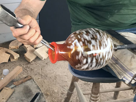 Storage jar: starting on the second fold