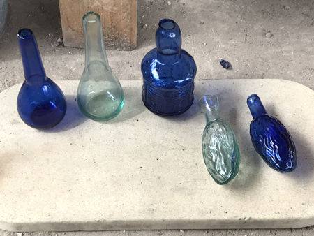 Clay Punty: some of the bottles used