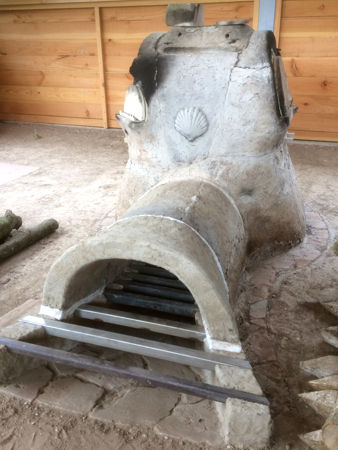 The finished tunnel with ceramic fibre blanket gaskets (Photo © Steve Wagstaff)