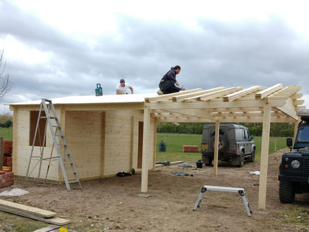 Roofing the shelter