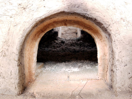 The ash hole entrance