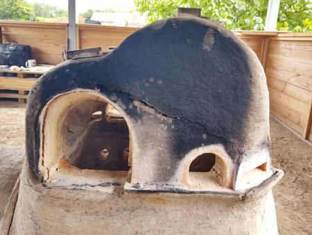 The right-hand side of the furnace