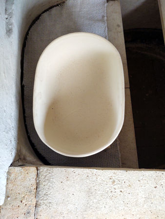 The left-hand side pot