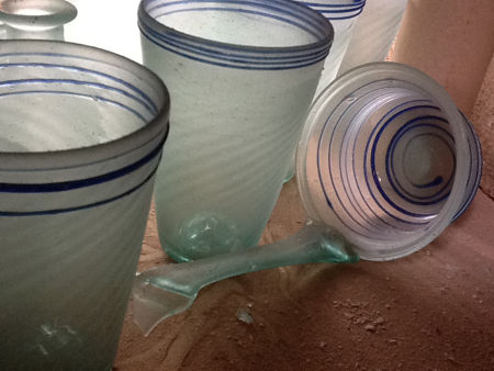 Annealed glass vessels (Photo © Steve Wagstaff)