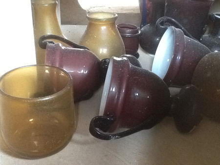 Annealed glass vessels (Photo © Steve Wagstaff)