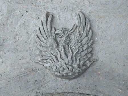 The front Phoenix sculpted by David