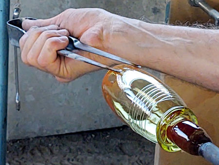Shaping the barrel beaker