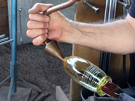 Shaping the barrel beaker